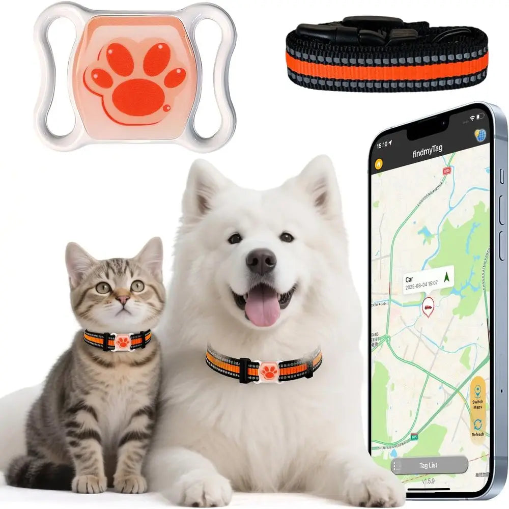 GPS Pet Tracker – Free Collar, No Subscription