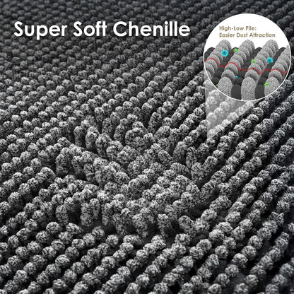 Absorbent Door Mat, Quick Dry Washable, Non-Slip.