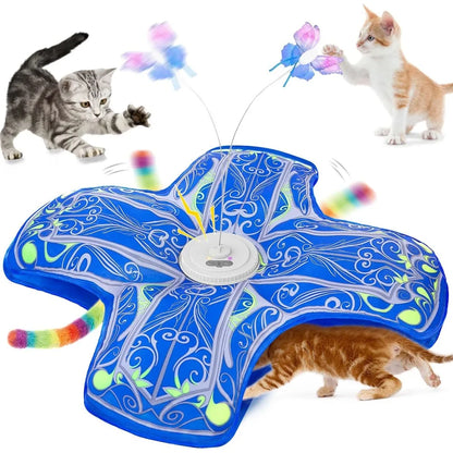 Interactive Hide and Seek Cat Toy for Indoor Cats