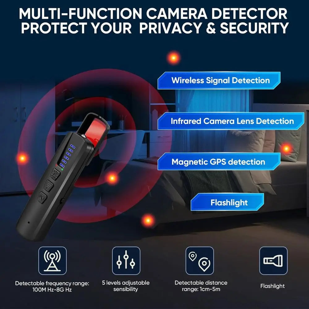 RF/WiFi Spy Scanner – AI Detector