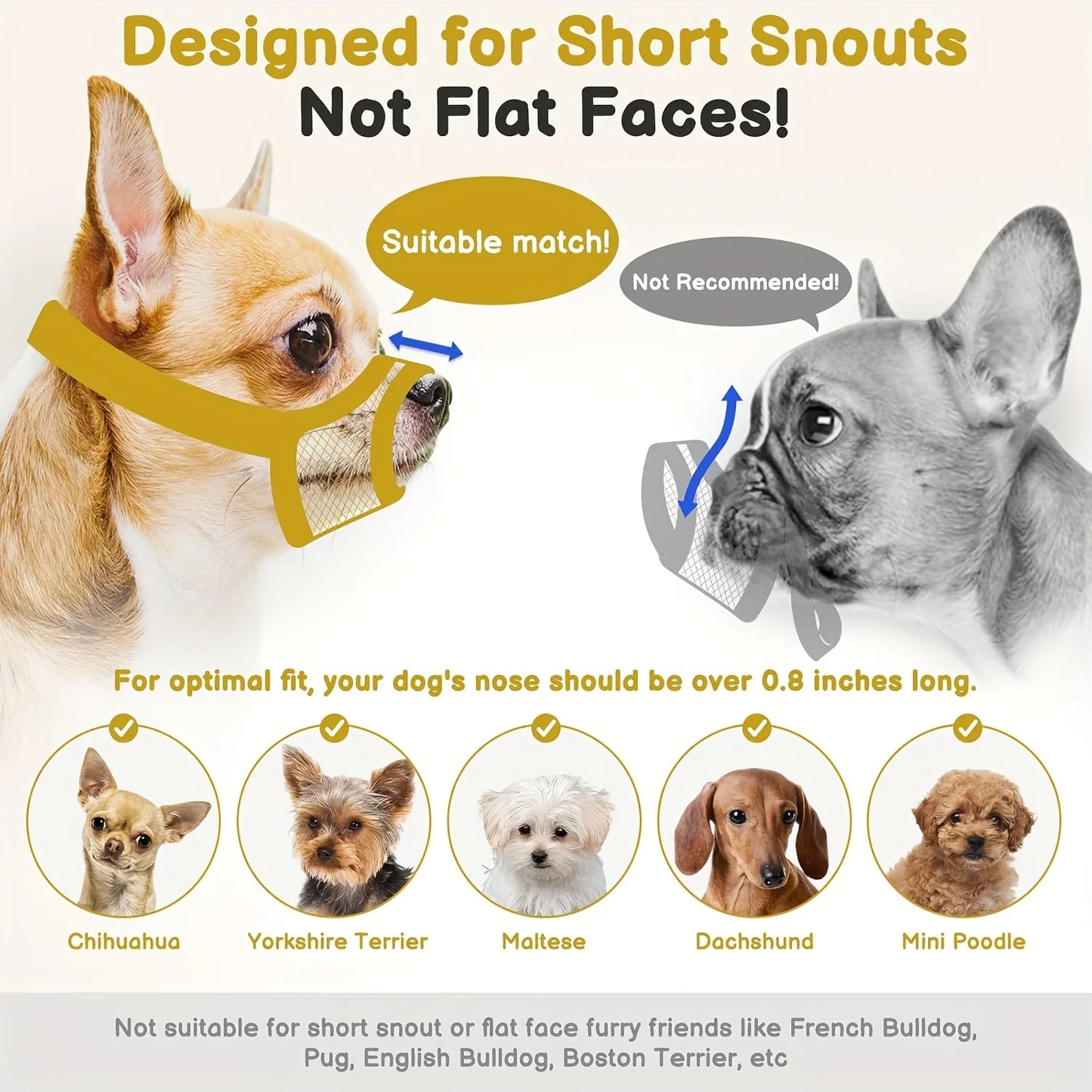Baby Snout “No Bitey!” Bubble Mask