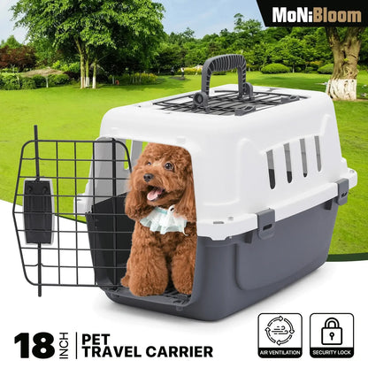 Airline Travel Pet Carrier with Lock