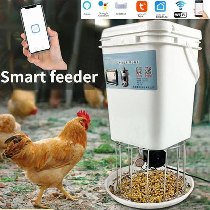 Automatic Poultry Feeder with Smart Timer