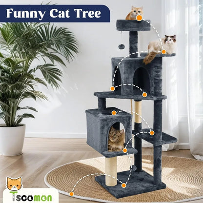 Indoor Climbing Condo Tower with Scratching Post