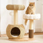 The Cat Castle Deluxe – Rattan Cave & Groom‑Me Station