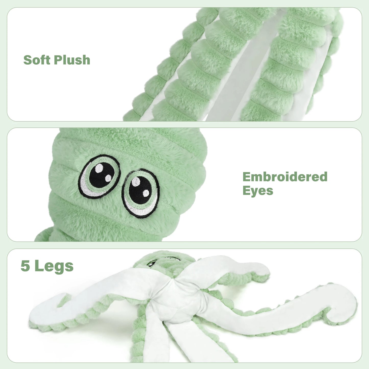 Squeaky Octopus Dog Toy