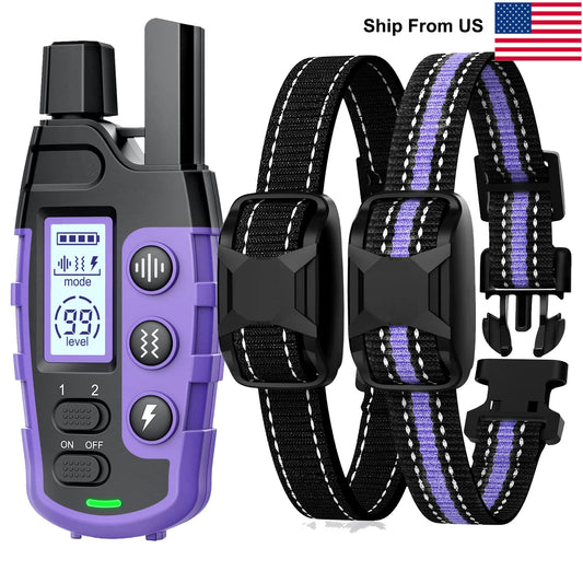 3300Ft Remote Dog Training Collar – Waterproof, Shock/Vibrate/Beep, Designed for Effective Training