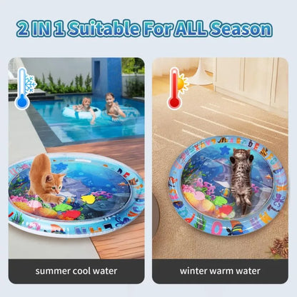 Cat Water Sensory Mat – Thick, Durable, Anti‑Scratch