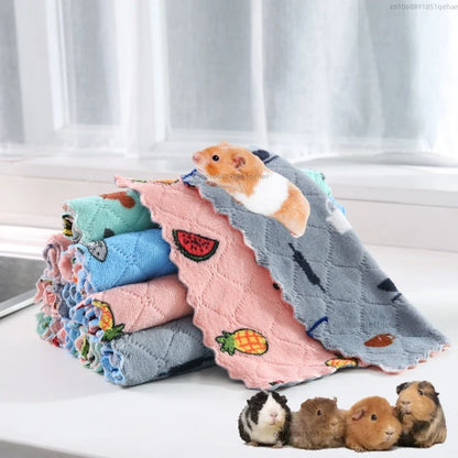 Soft Pee Pad & Plush Sleeping Mat for Small Animals