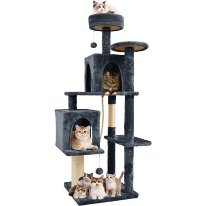 Indoor Climbing Condo Tower with Scratching Post