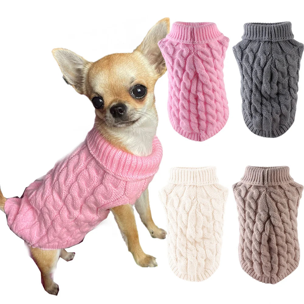 Tiny Pup Winter Snuggle Sweater