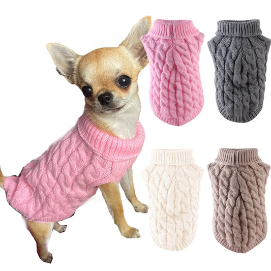 Tiny Pup Winter Snuggle Sweater