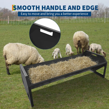 Heavy‑Duty Livestock Hay Feeder