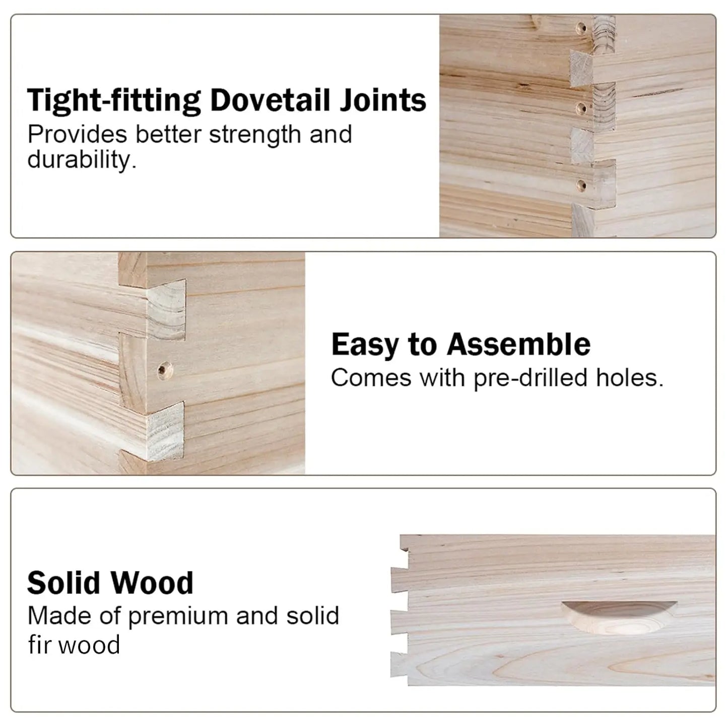 10‑Frame Complete Beehive Starter Kit – Beginner Hive with Waxed Frames & Supplies
