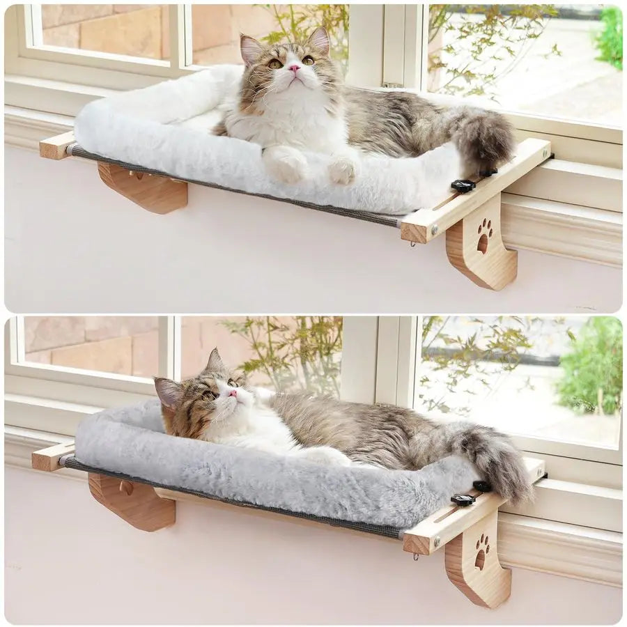 Sturdy Hammock Window Seat with Cushion Cover