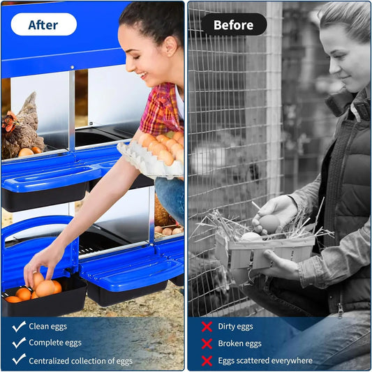 Heavy Duty Nesting Box, Easy Clean Poultry Coop