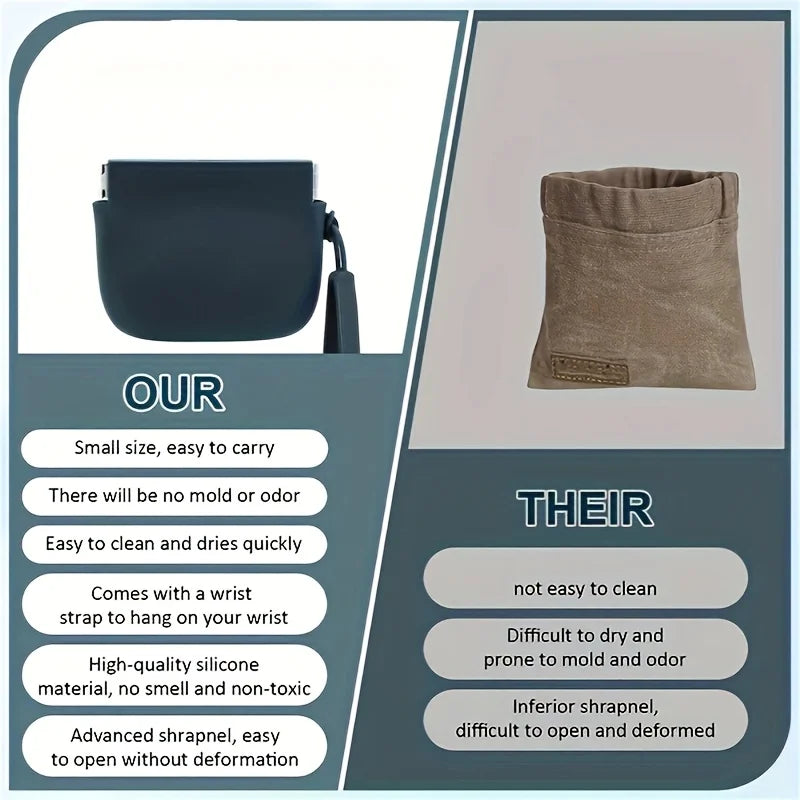Portable Silicone Pet Training Snack Pouch