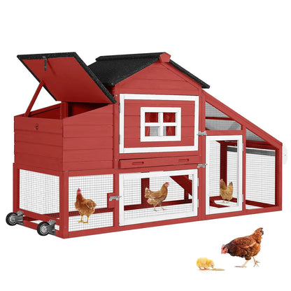 Mobile Chicken Coop & Rabbit Hutch