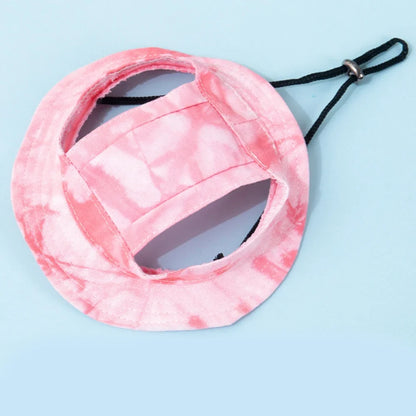 Summer Colorful Baseball Cap for Small Medium Dogs