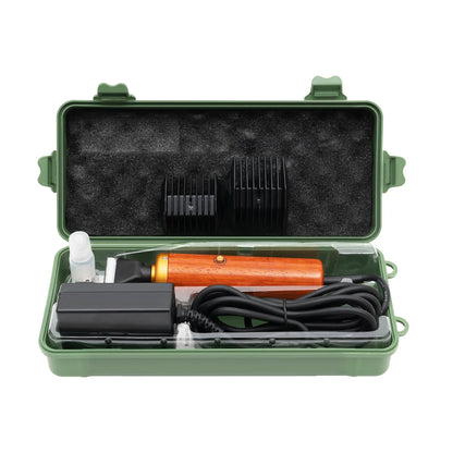 Professional Sheep Shears with Wooden Handle, Low Noise.